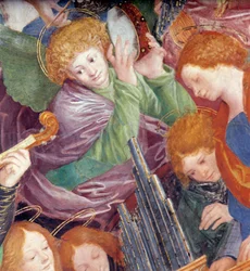 Le Concert des Anges, 1534-36 (détail)